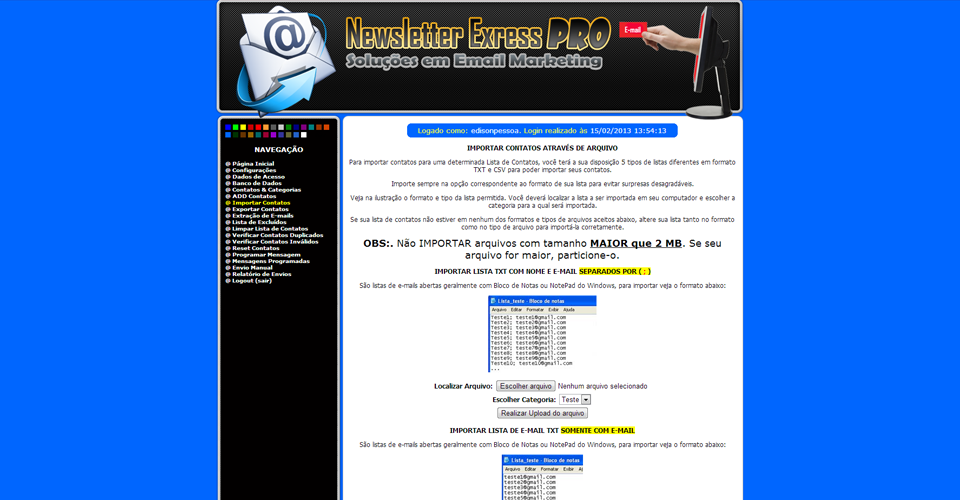 Script PHP Newsletter Express Pro