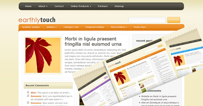 Tema Wordpress EarthlyTouch - Elegante Templates